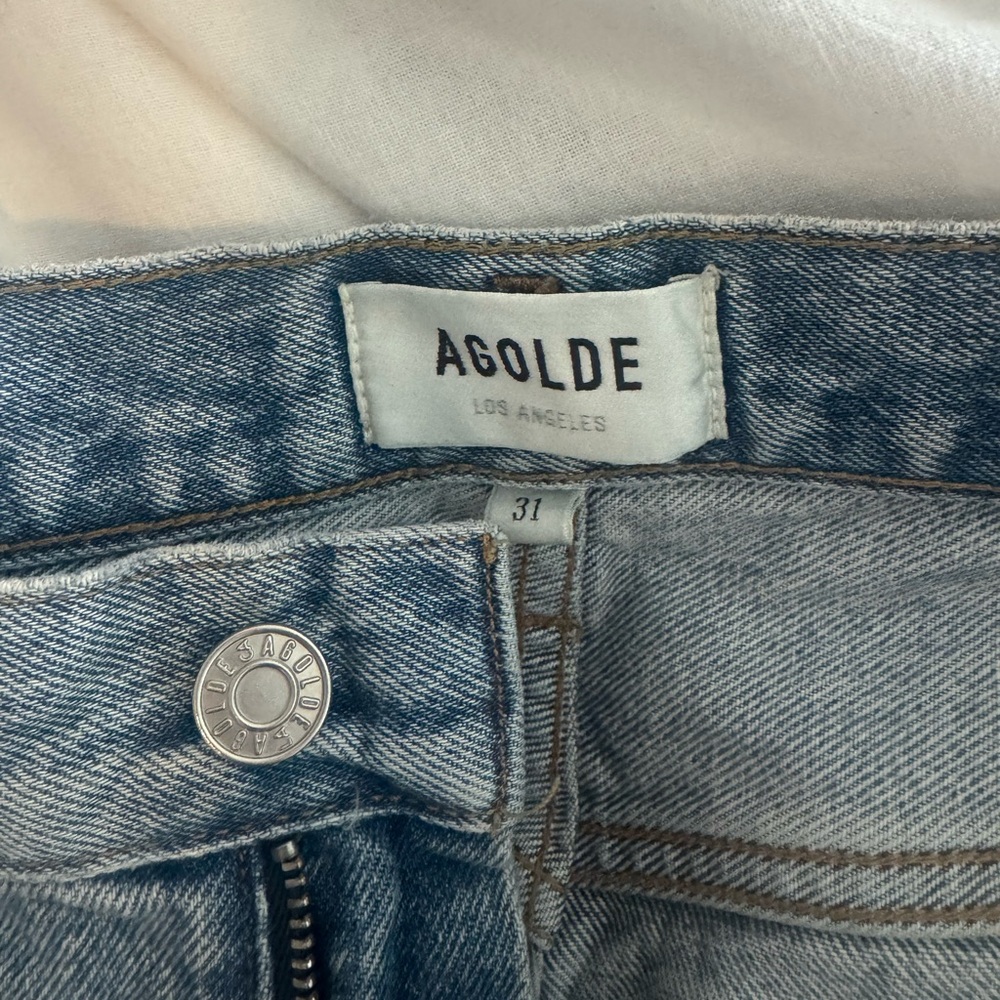 Agolde high Rise Boot Cut Denim Jeans